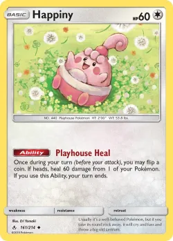 Happiny #161/214 · Pokémon