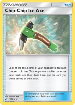Chip-Chip Ice Axe #165/214 · Pokémon