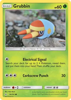 Grubbin #18/214 · Pokémon