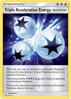 Triple Acceleration Energy #190/214 · Pokémon