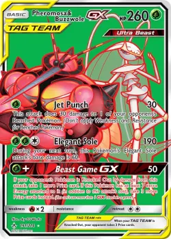 Pheromosa & Buzzwole-GX #191/214 · Pokémon