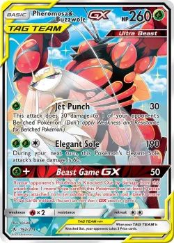 Pheromosa & Buzzwole-GX #192/214 · Pokémon