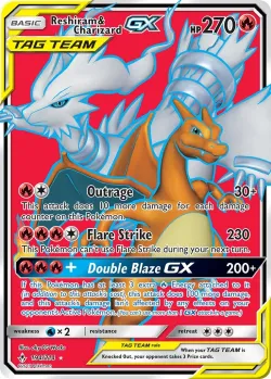 Reshiram & Charizard-GX #194/214 · Pokémon