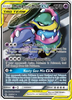 Muk & Alolan Muk-GX #197/214 · Pokémon