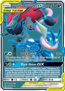 Greninja & Zoroark-GX #200/214 · Pokémon