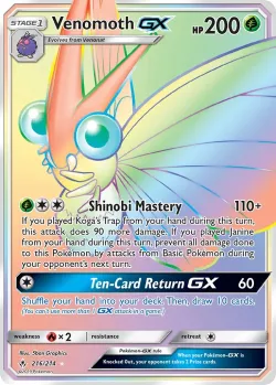 Venomoth-GX 「UNB 216/214」「EN」