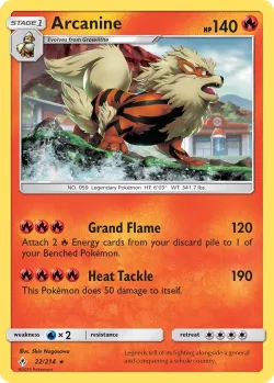Arcanine #22/214 · Pokémon