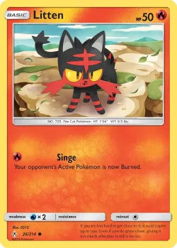 Litten #26/214 · Pokémon