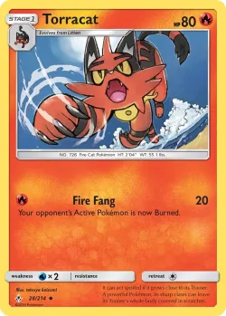 Torracat #28/214 · Pokémon