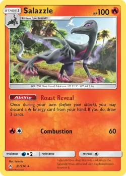 Salazzle #31/214 · Pokémon
