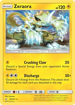 Zeraora #60/214 · Pokémon