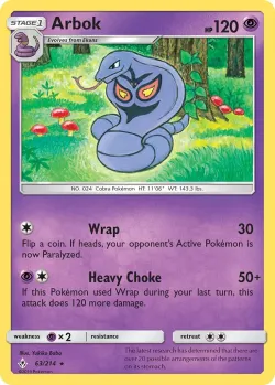 Arbok #63/214 · Pokémon