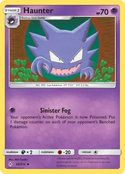 Haunter #69/214 · Pokémon