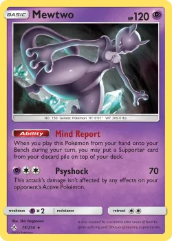 Mewtwo #75/214 · Pokémon