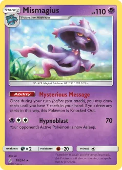 Mismagius #78/214 · Pokémon