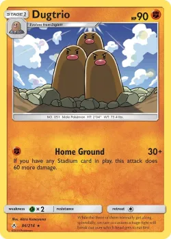 Dugtrio #86/214 · Pokémon