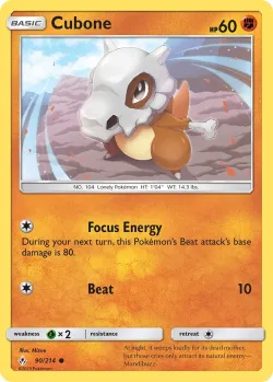 Cubone #90/214 · Pokémon