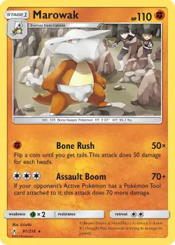 Marowak #91/214 · Pokémon