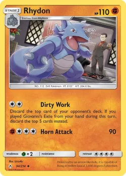 Rhydon #94/214 · Pokémon