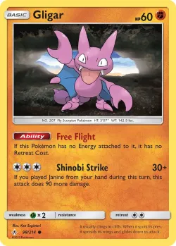 Gligar #98/214 · Pokémon