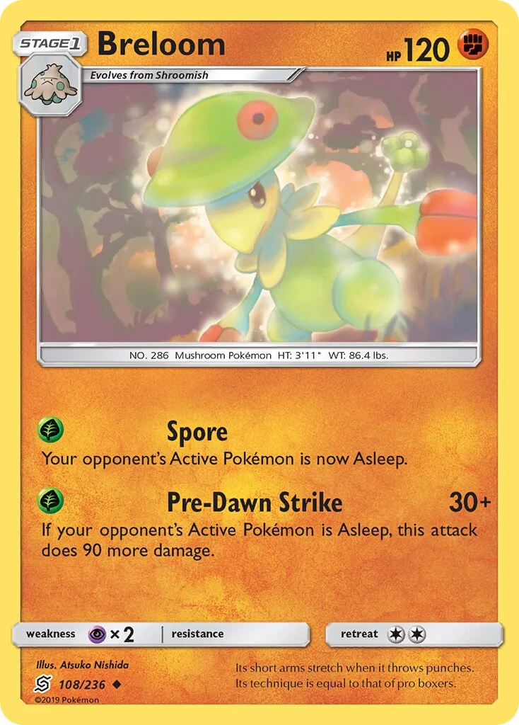Breloom 「UNM 108/236」「EN」