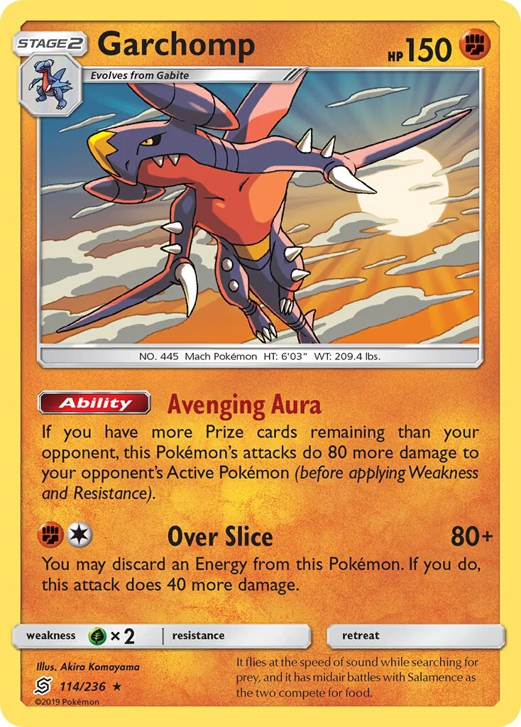 Garchomp 「UNM 114/236」「EN」