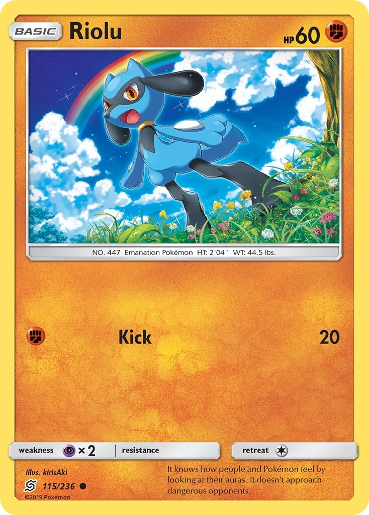 Riolu 「UNM 115/236」「EN」