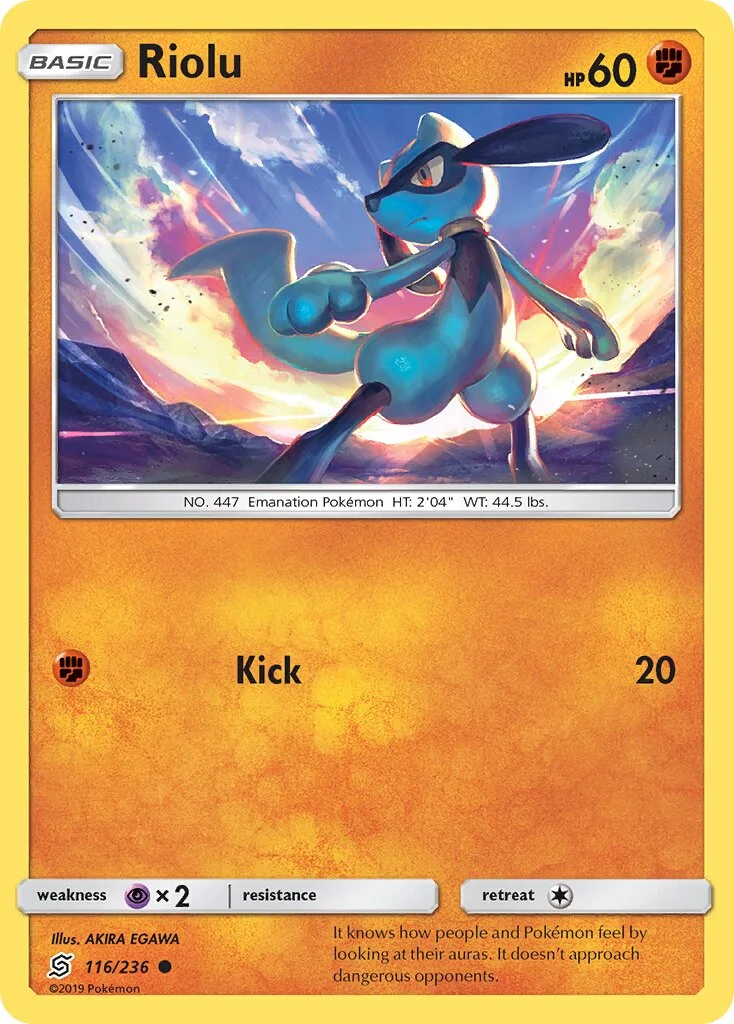 Riolu 「UNM 116/236」「EN」