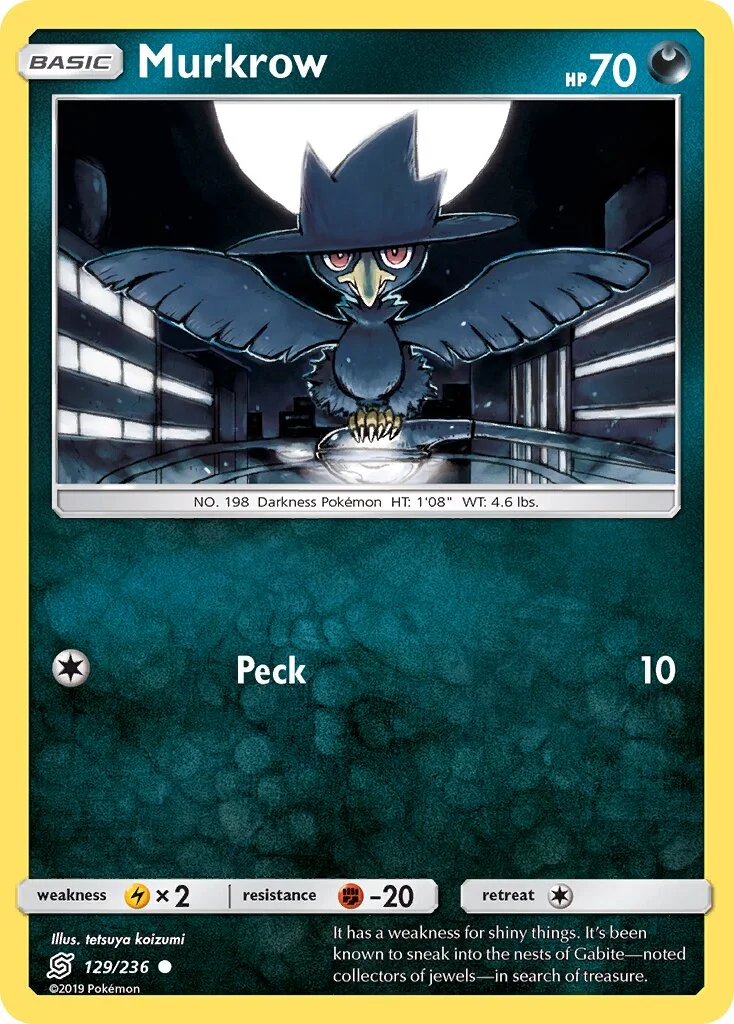 Murkrow 「UNM 129/236」「EN」