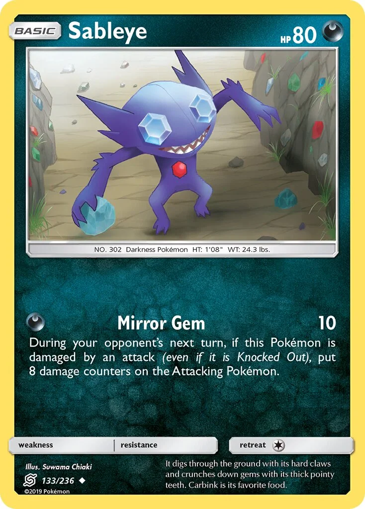 Sableye 「UNM 133/236」「EN」