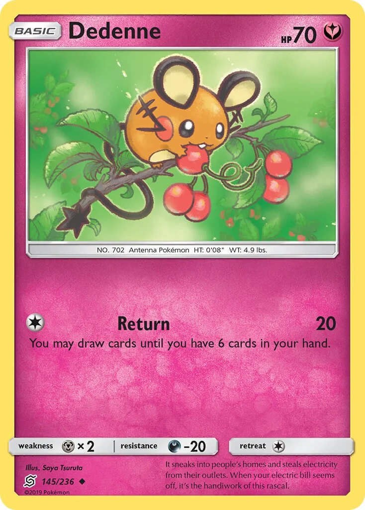 Dedenne 「UNM 145/236」「EN」