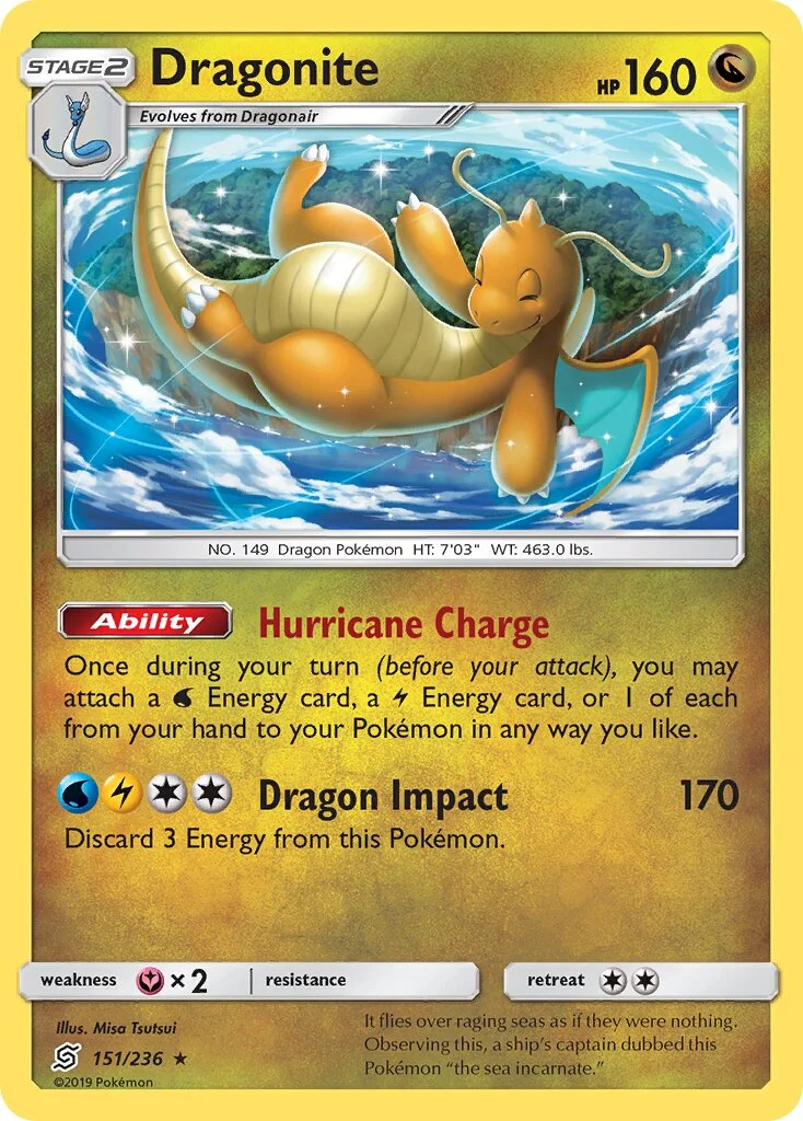 Dragonite 「UNM 151/236」「EN」