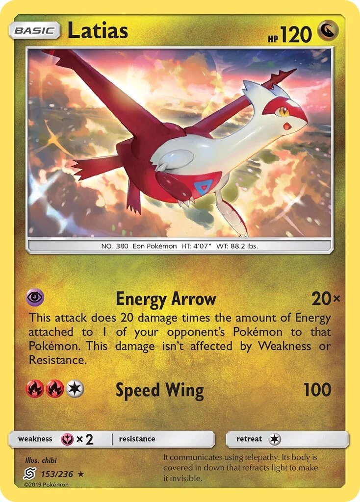 Latias 「UNM 153/236」「EN」