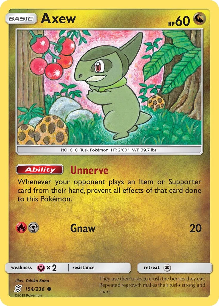 Axew 「UNM 154/236」「EN」