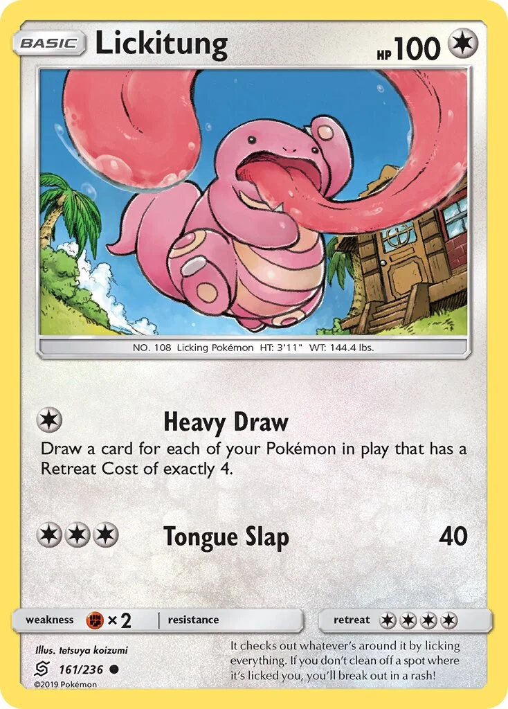 Lickitung 「UNM 161/236」「EN」