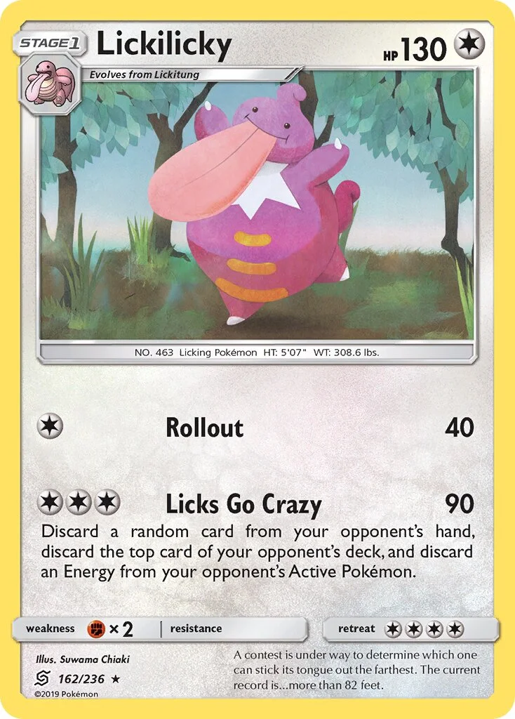 Lickilicky 「UNM 162/236」「EN」