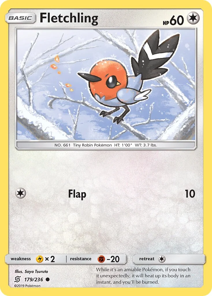 Fletchling 「UNM 179/236」「EN」