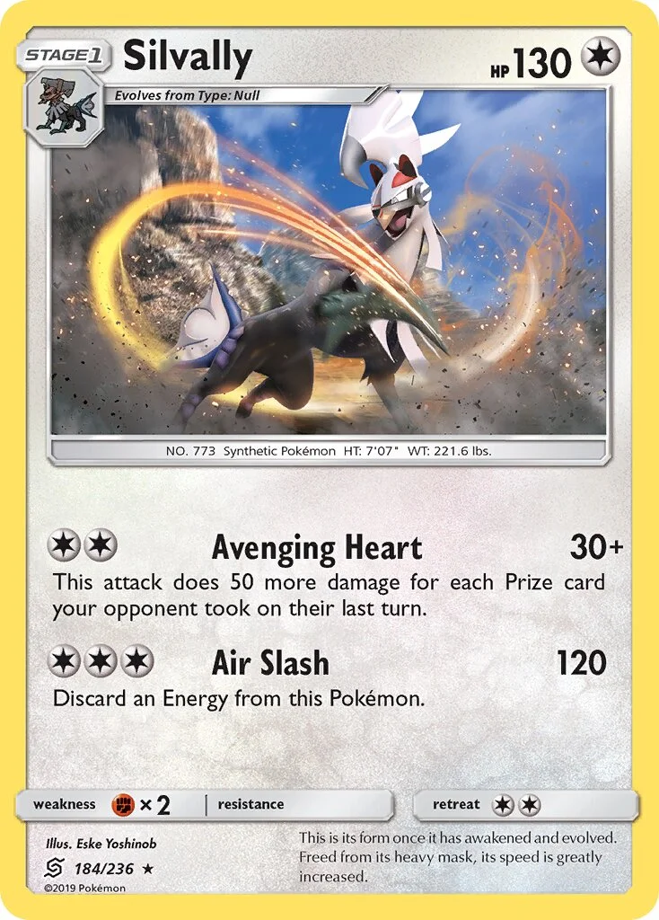 Silvally 「UNM 184/236」「EN」