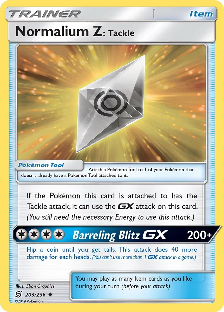 Normalium Z: Tackle 「UNM 203/236」「EN」