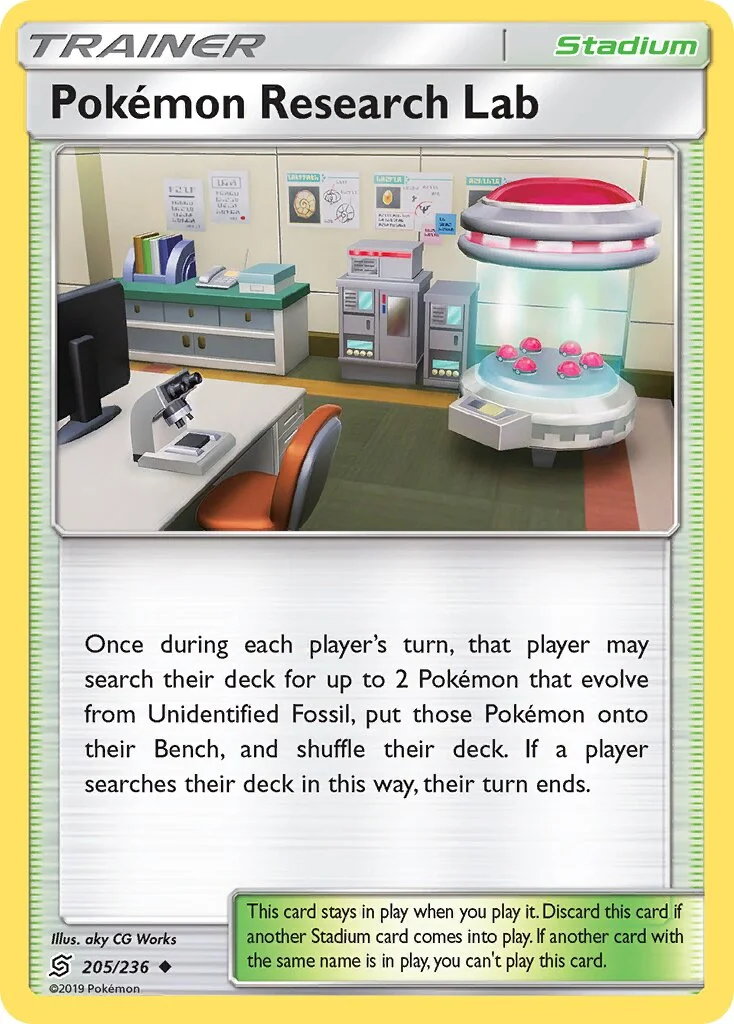 Pokémon Research Lab 「UNM 205/236」「EN」