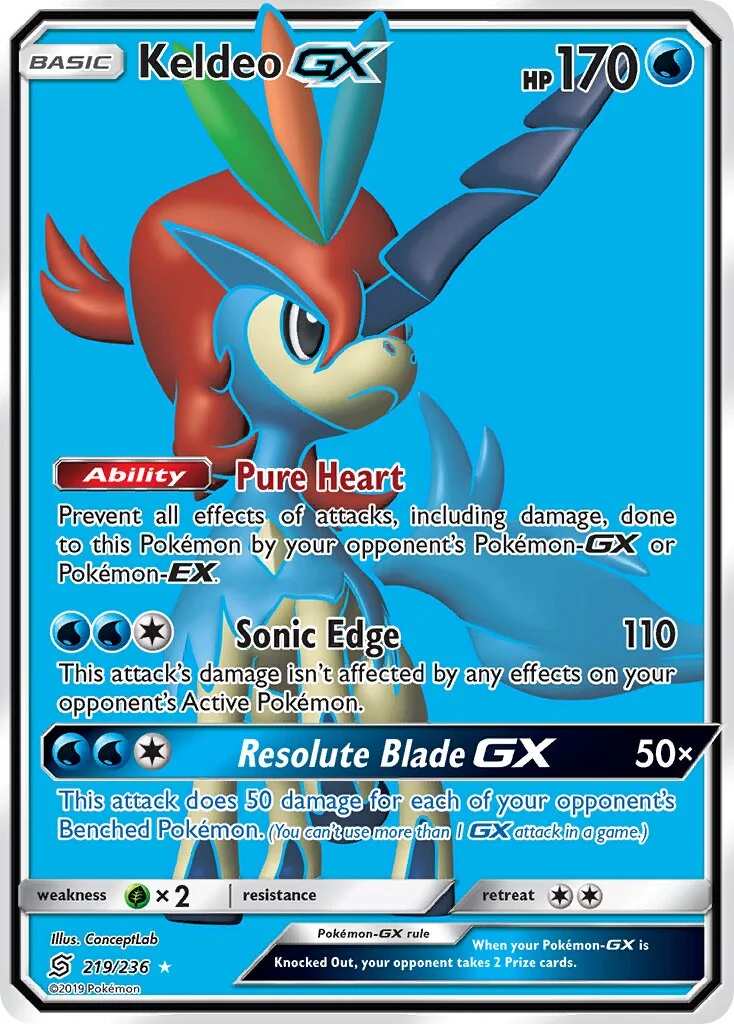 Keldeo-GX 「UNM 219/236」「EN」