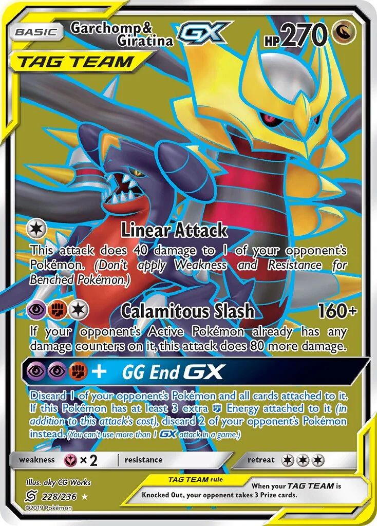 Garchomp & Giratina-GX 「UNM 228/236」「EN」