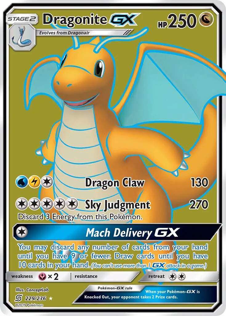 Dragonite-GX 「UNM 229/236」「EN」