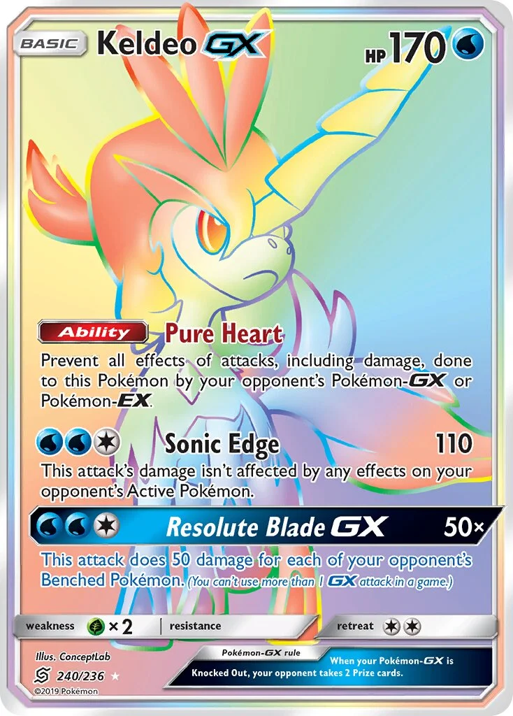 Keldeo-GX 「UNM 240/236」「EN」