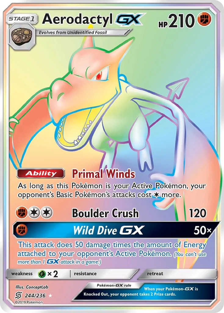 Aerodactyl-GX 「UNM 244/236」「EN」