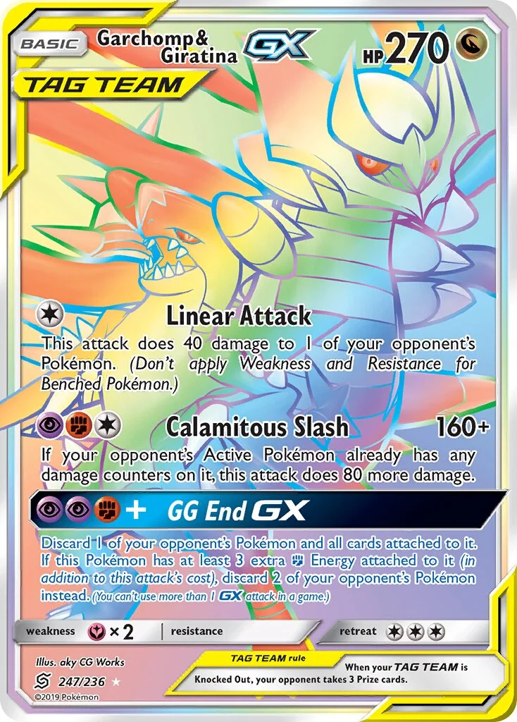 Garchomp & Giratina-GX 「UNM 247/236」「EN」