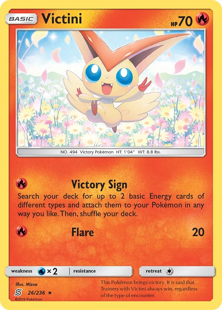 Victini 「UNM 26/236」「EN」