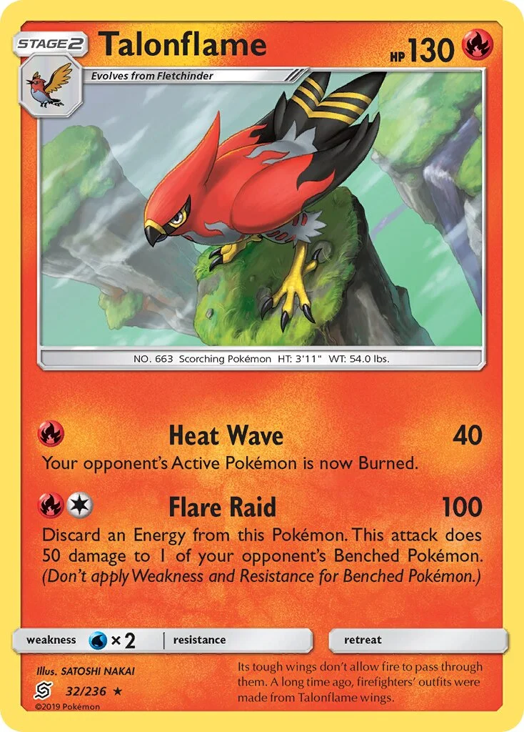 Talonflame 「UNM 32/236」「EN」