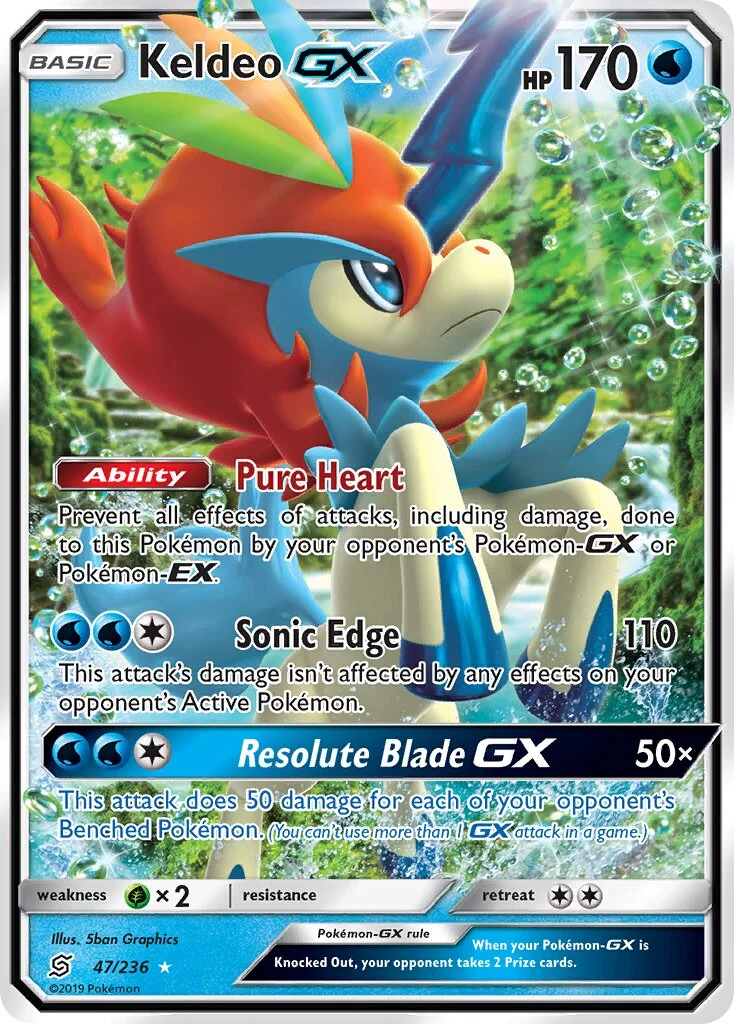 Keldeo-GX 「UNM 47/236」「EN」