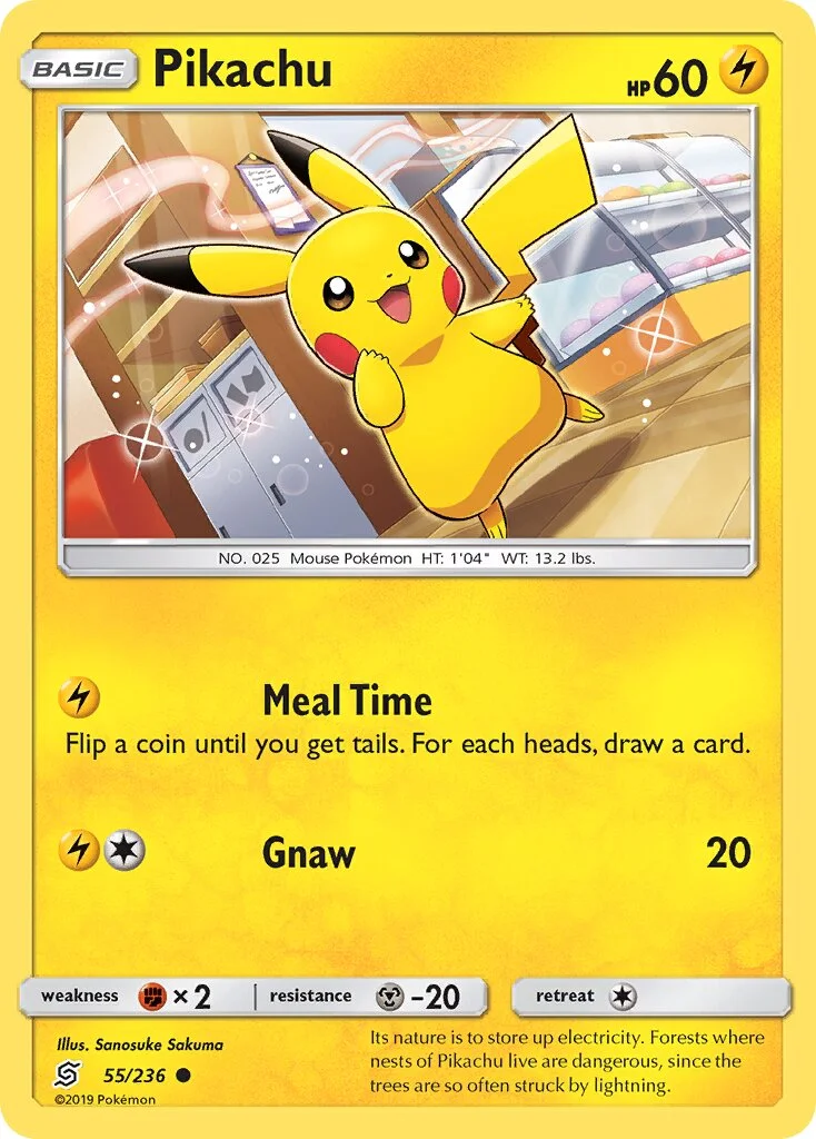 Pikachu 「UNM 55/236」「EN」